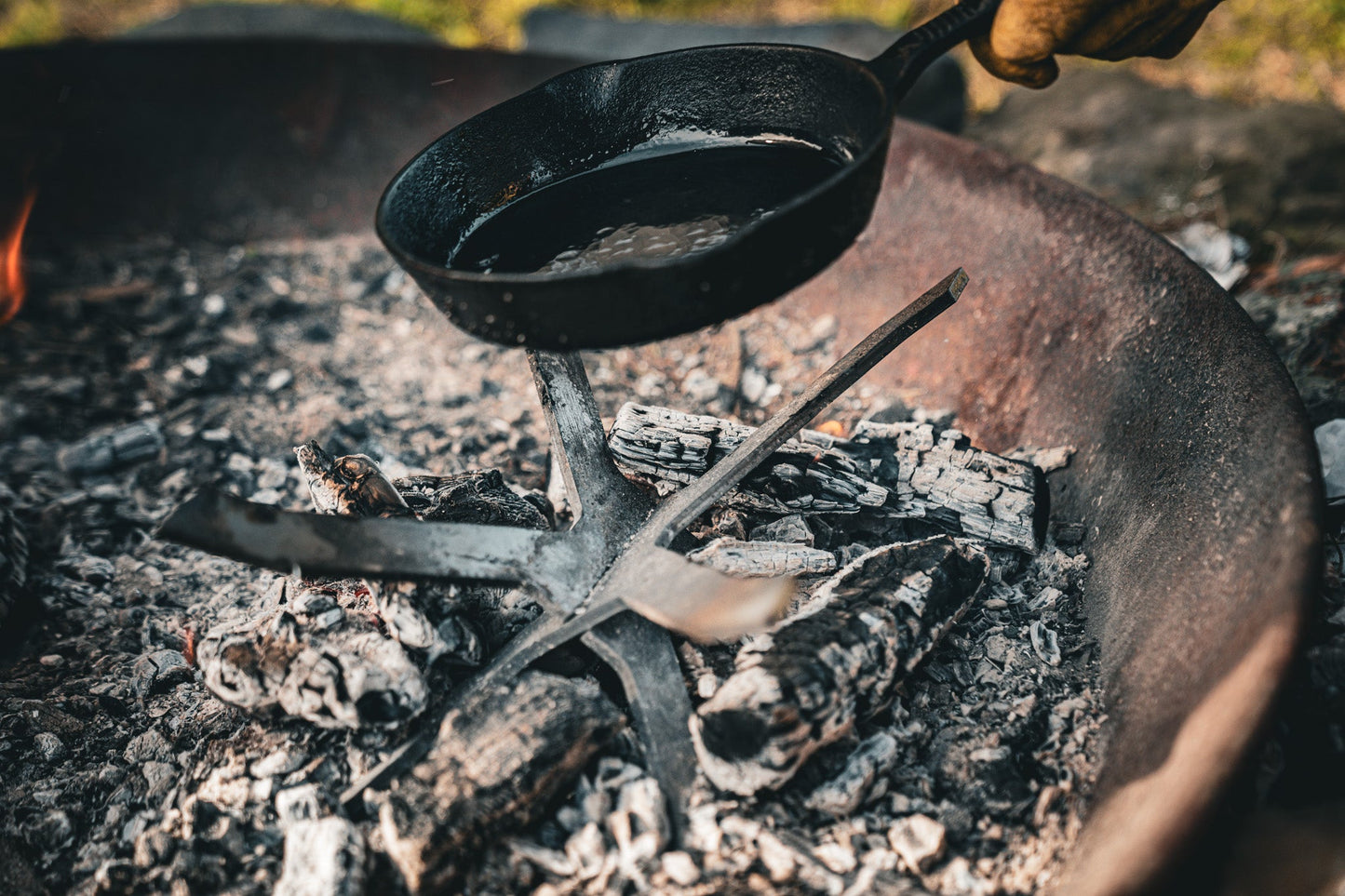 Pan Stand & Grill Grate